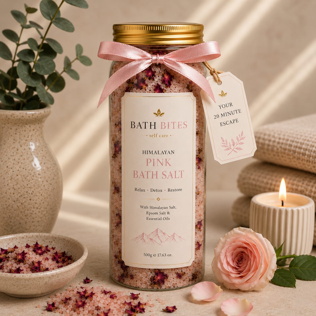 Himalayan Pink Bath Salt