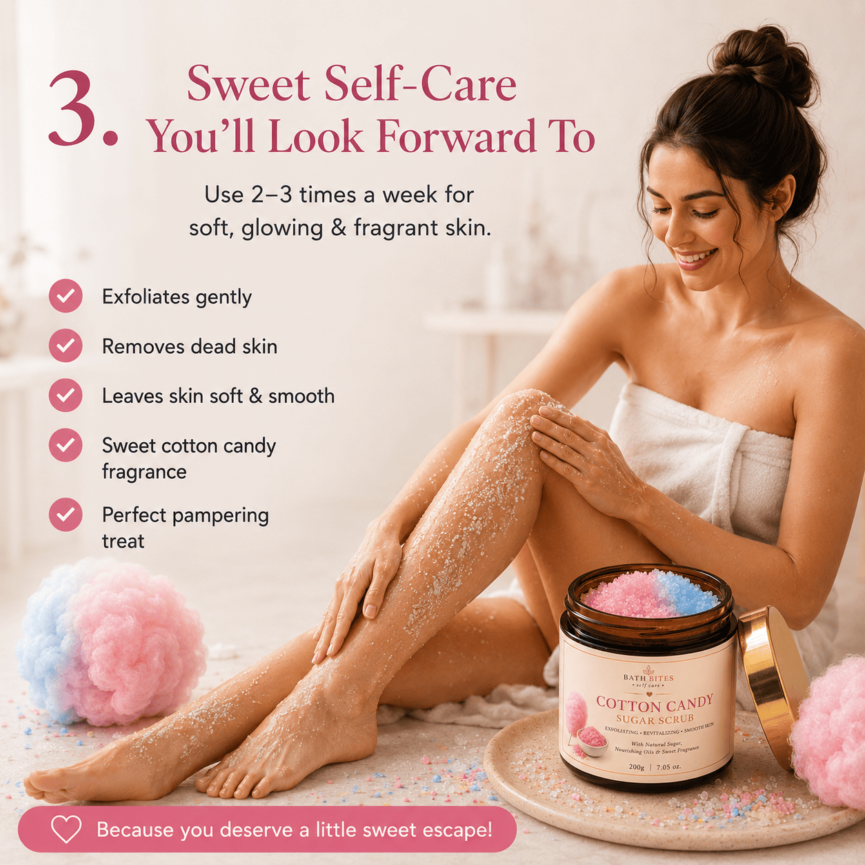Cotton Candy Sugar Scrub