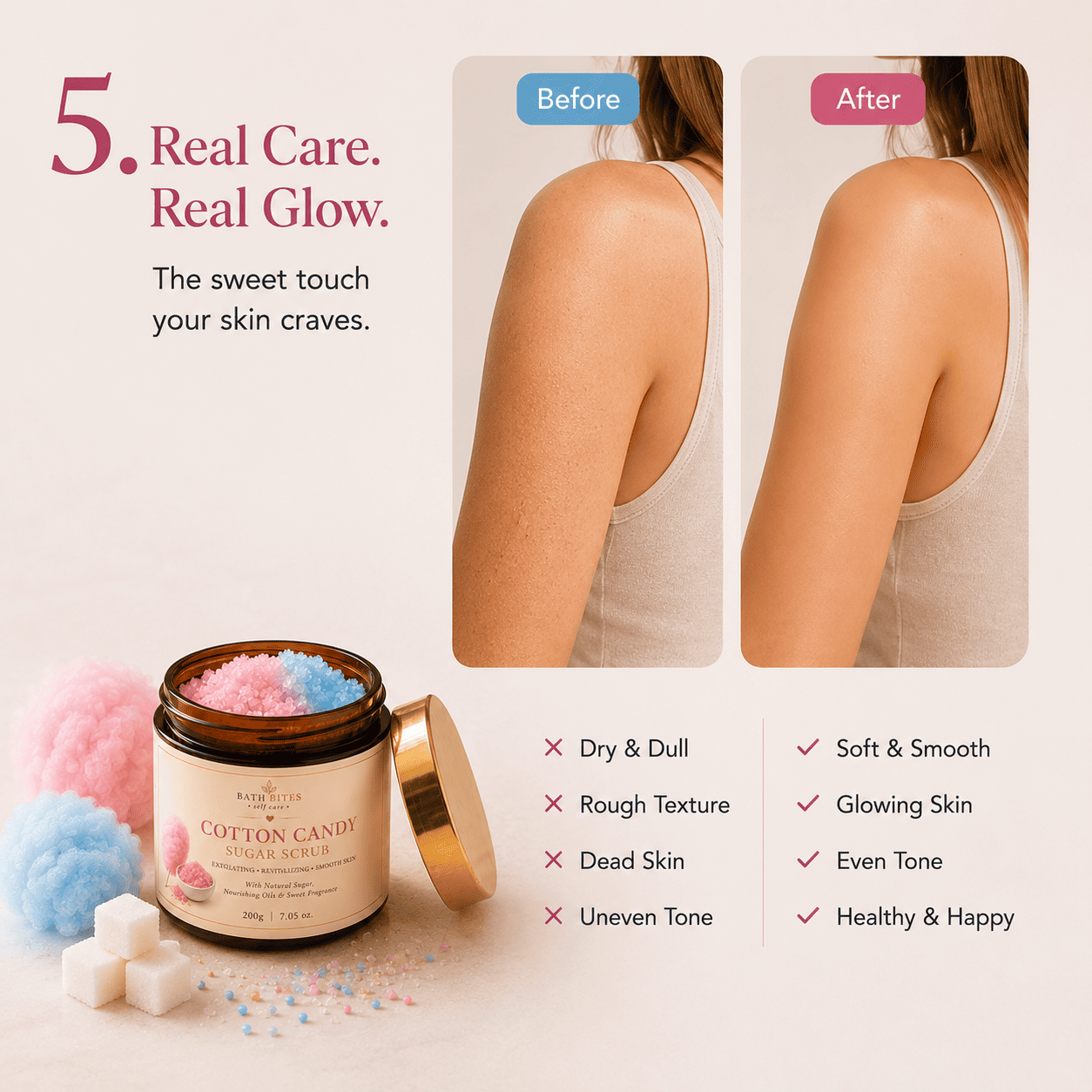 Cotton Candy Sugar Scrub