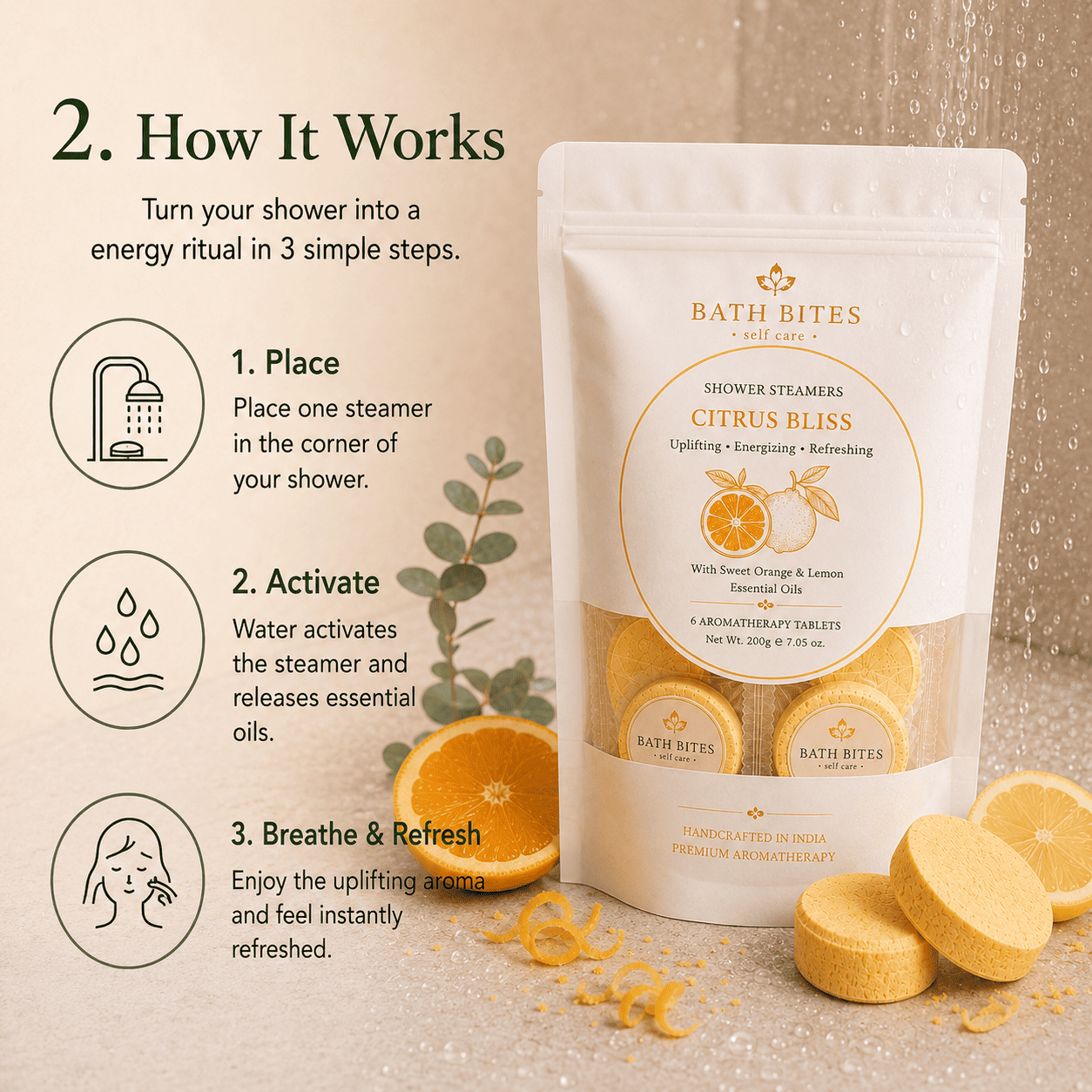 CITRUS ENERGY SHOWER STEAMER