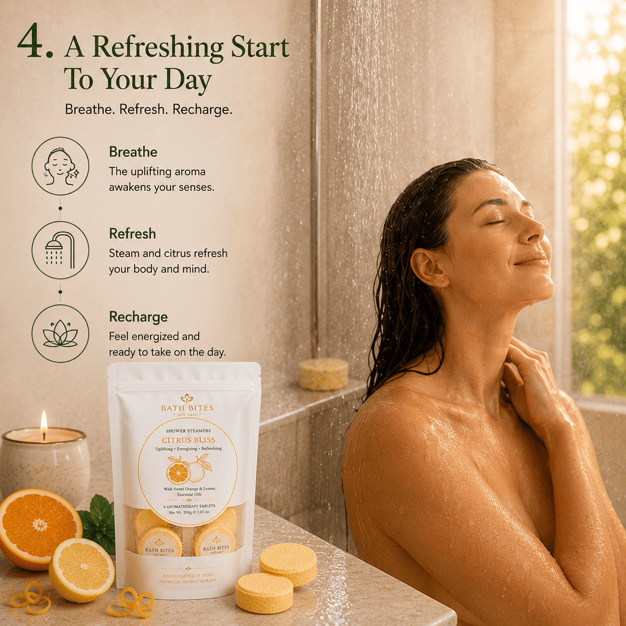 CITRUS ENERGY SHOWER STEAMER