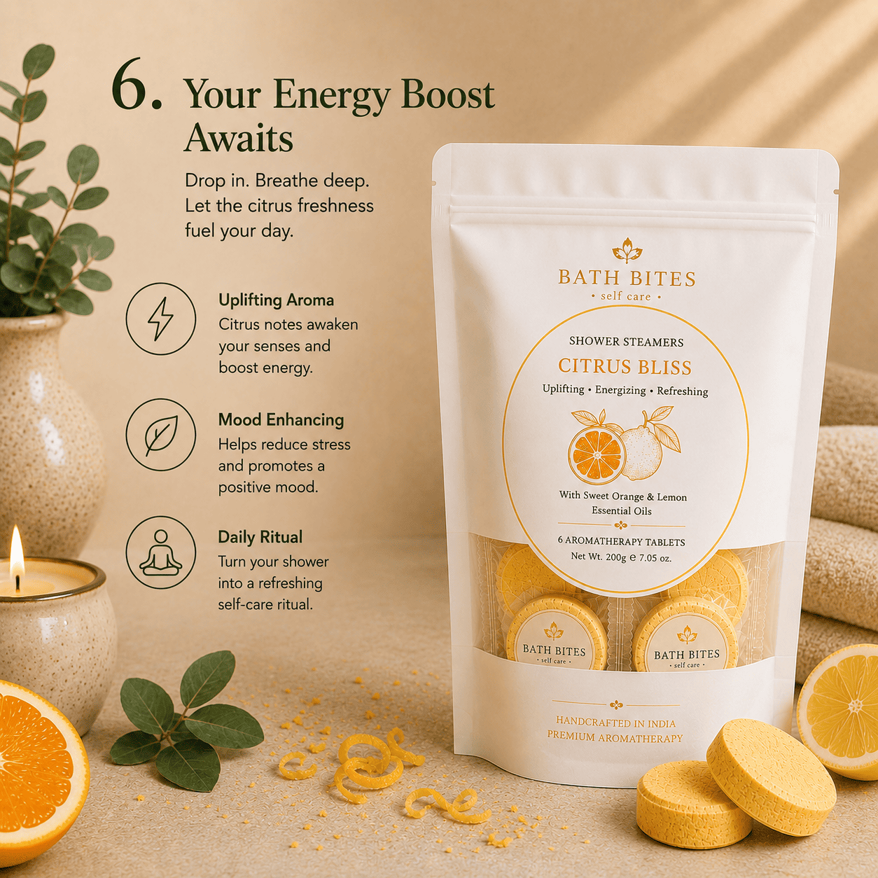 CITRUS ENERGY SHOWER STEAMER