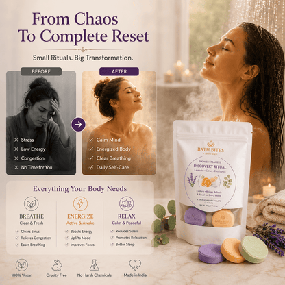 The Discovery Ritual – 6-Day Aromatherapy Shower Experience