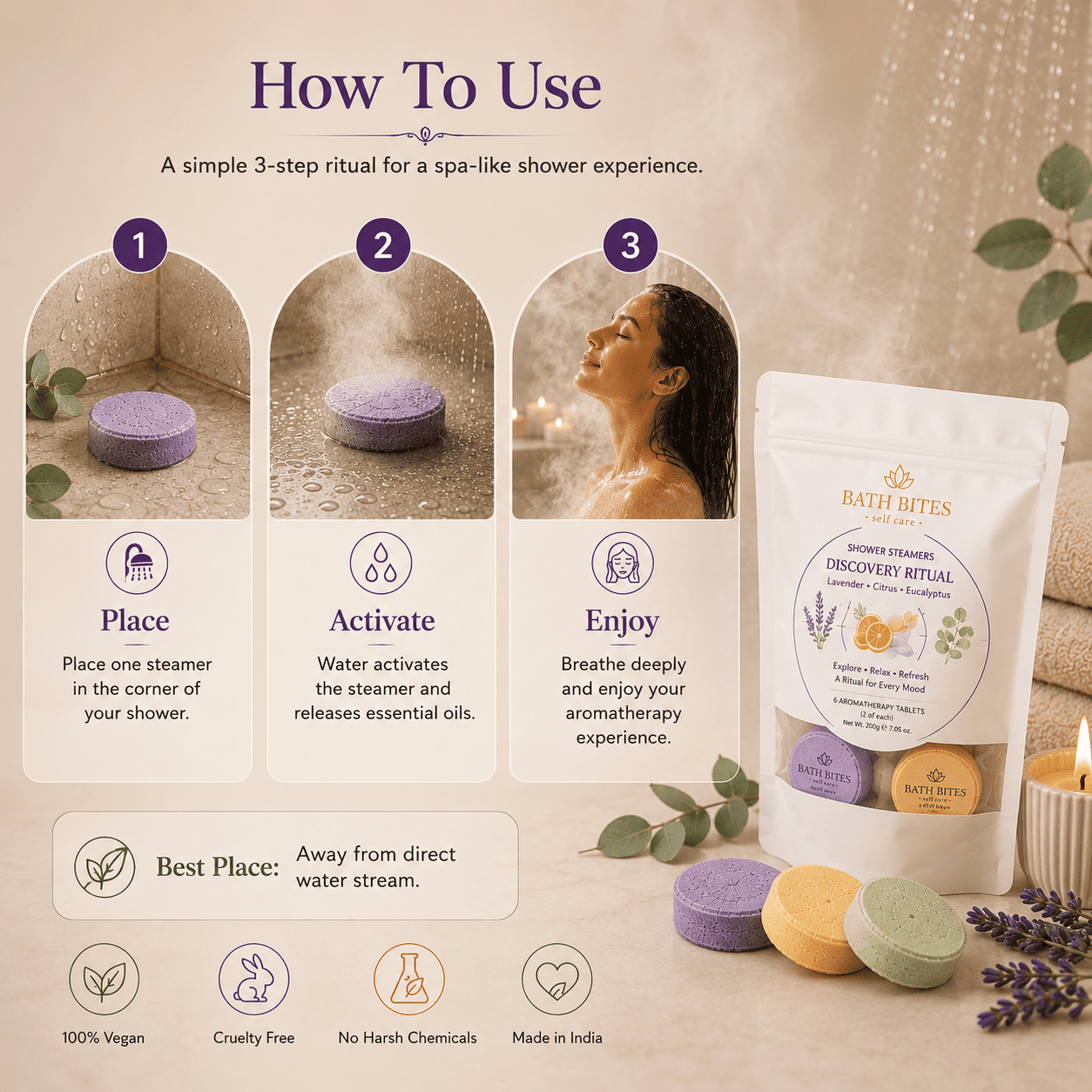 The Discovery Ritual – 6-Day Aromatherapy Shower Experience