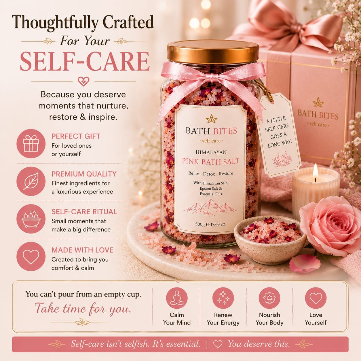 Himalayan Pink Bath Salt