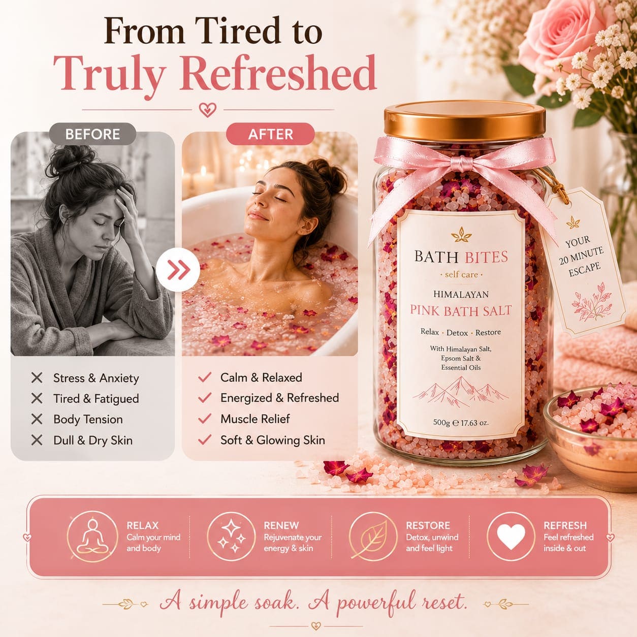 Himalayan Pink Bath Salt