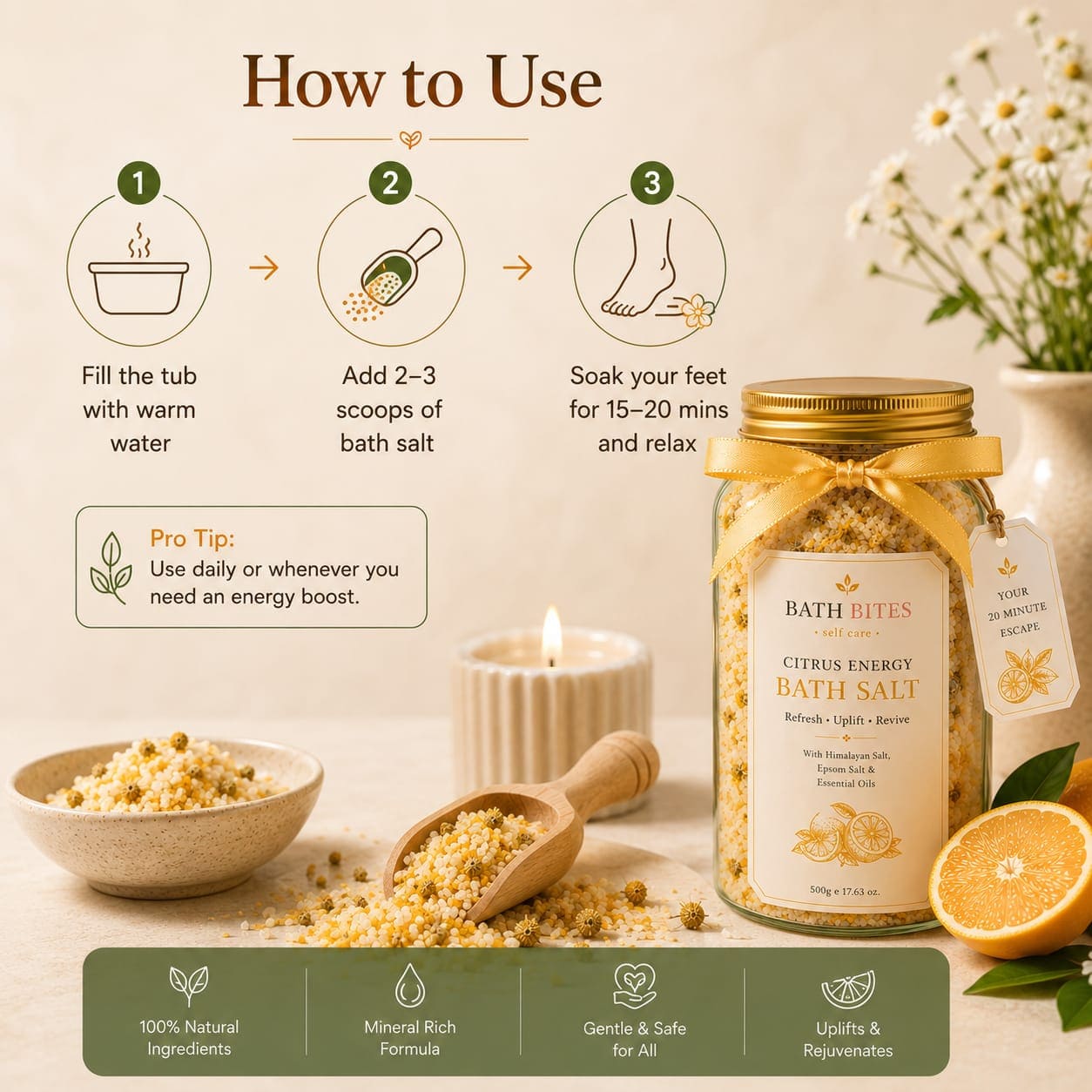 CITRUS ENERGY BATH SALT