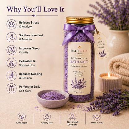 LAVENDER CALM RELAXATION BATH SALT